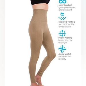 Homma High Waist Slimming Leggings Mocha NWT